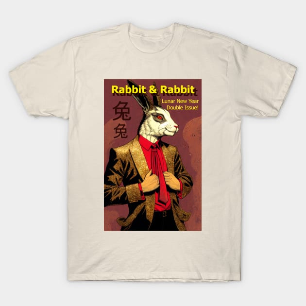 Year of the Rabbit Fake Comic T-Shirt by Copper City Dungeon